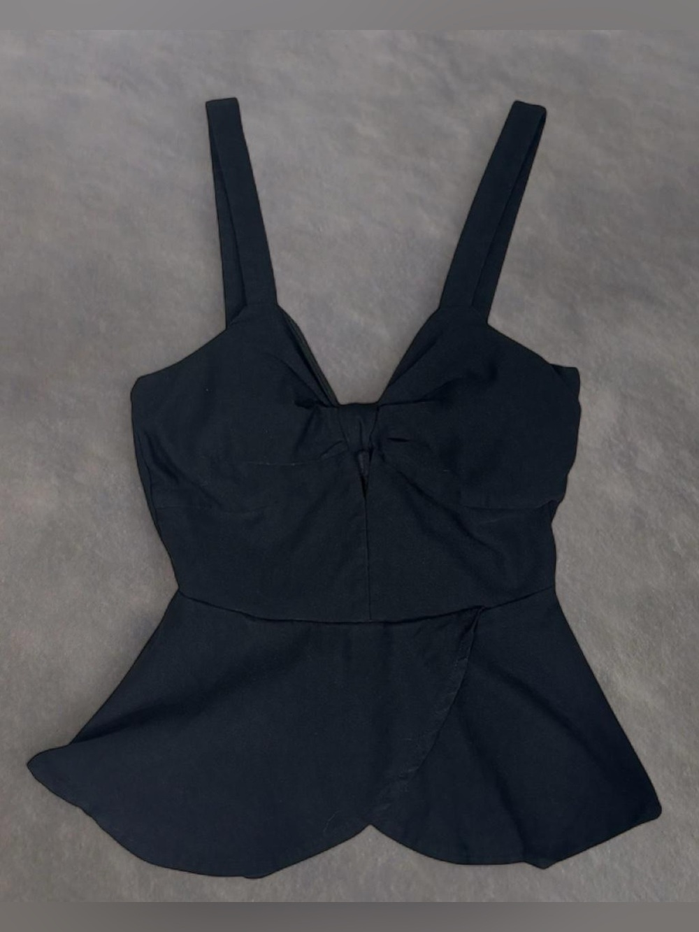 Y2K Seductions Black Bow Tank🎀